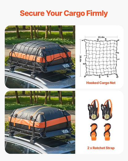 VEVOR Roof Rack Basket, Universal Rooftop Cargo Carrier - Image 6