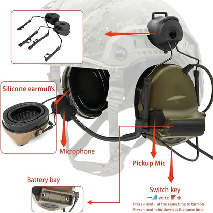 COMTA 2 Helmet-Type Tactical Headset - Image 4