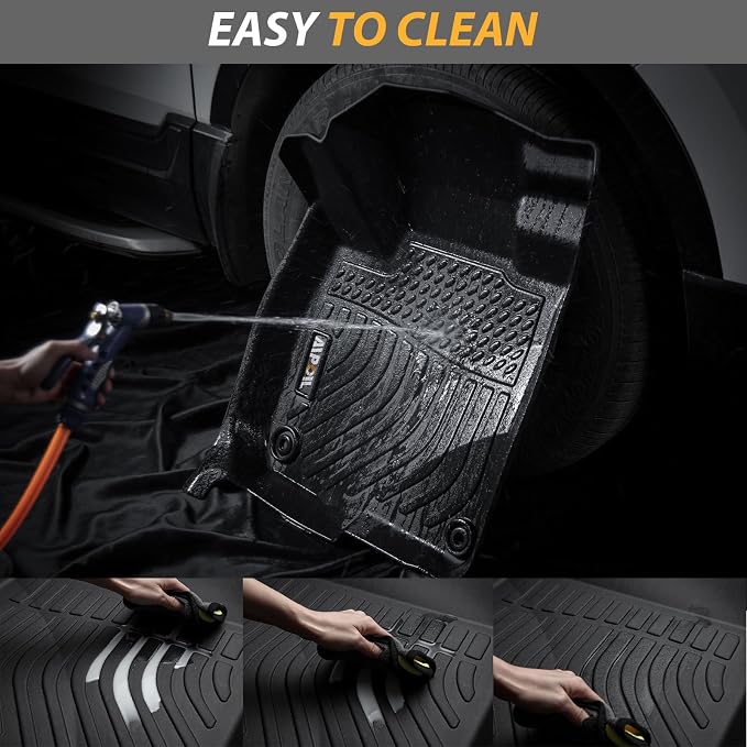 AIPOIL® Floor Mats for 2022-2024 2025 VW Taos | All-Weather | Easy to Clean | - Image 5