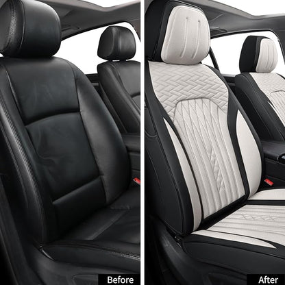 Car Seat Covers Full Set, Leather Seat Covers - Image 7