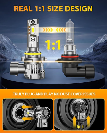 FAHREN  H11 9005 LED Bulbs Combo,  10X Super - Image 6