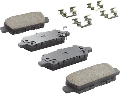 Premium Semi-Metallic Rear Brake Pads Compatible - Image 2