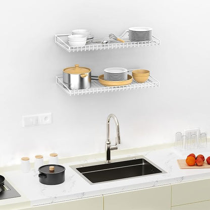 TORACK Wall-Mounted Storage Shelves, Mixed-Size Garage Wall Shelving - Image 5
