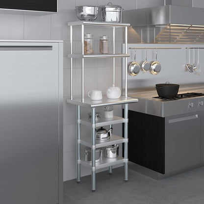 Amgood 18" x 24" Stainless Steel Work Table - Image 6