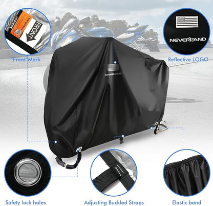 NEVERLAND Motorcycle Cover Waterproof Outdoor - Image 5