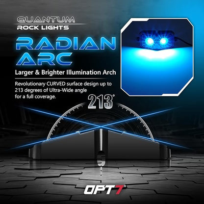 OPT7 Quantum RGBW LED Rock Lights - Image 2