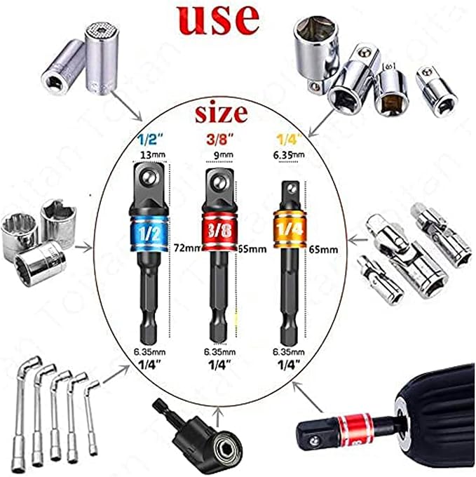 Impact Grade Socket Adapter Set - Image 2