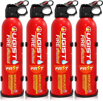 Fire Extinguisher for Vehicle & Home 620ml 4 Count, Car Fire Extinquishers by Ougist