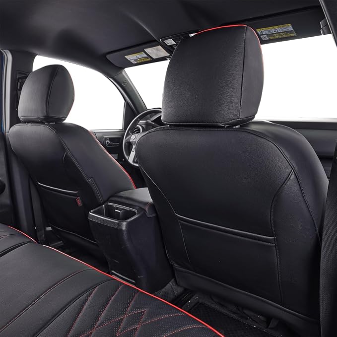 EKR Custom Fit Tacoma Leather Car Seat Covers - Image 4