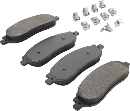 Premium Semi-Metallic Rear Brake Pads Compatible - Image 2