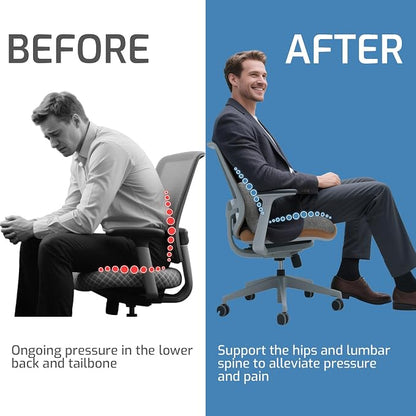 Memory Foam Seat Cushion, Office Chair Cushion - Image 6