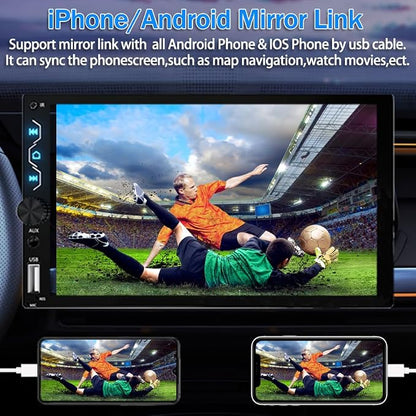 Leadfan Double Din Car Stereo - Image 4