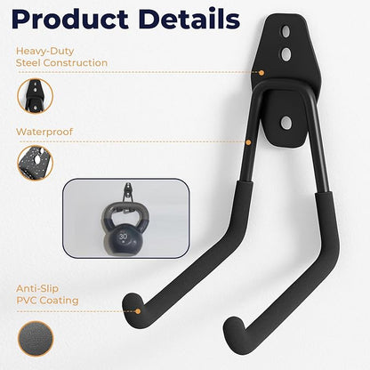 16 Pack Steel Heavy Duty Garage Hooks Storage Hooks - Image 3