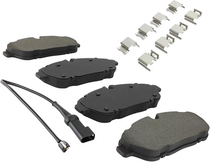 Premium Semi-Metallic Front Brake Pads Compatible - Image 2