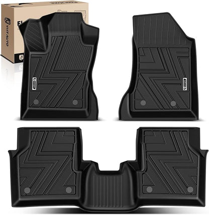 YHTAUTO Floor Mats Fit 2017-2025 Jeep Compass, TPE All Weather Car Mats by YHTAUTO