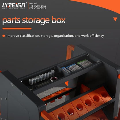 Mobile CNC Tool Storage Cart, CNC Tool Holder Transfer Cart Suitable - Image 4