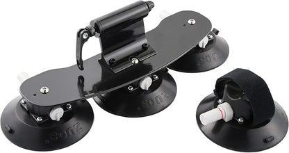 Bike Rack for Car Roof, Vacuum Suction Cup Bicycle Carrier Aluminium Alloy Roof - Image 2