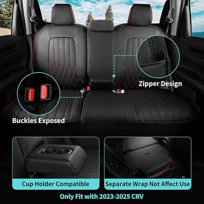 Seat Covers for Honda CRV 2023 2024 2025 2026 EX/EXL/LX/Sport/Touring/Special - Image 3