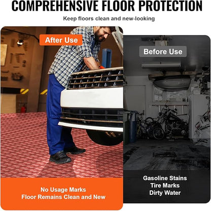 VEVOR Interlocking Garage Floor Covering Tiles, 50 Pack, Double-Sided Texture - Image 5