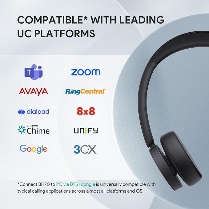 Yealink BH70 UC Wireless Bluetooth Headset - Image 8