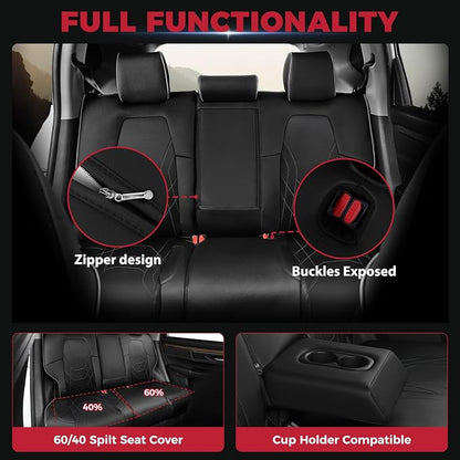 FREESOO CRV Seat Covers Full Set, - Image 4