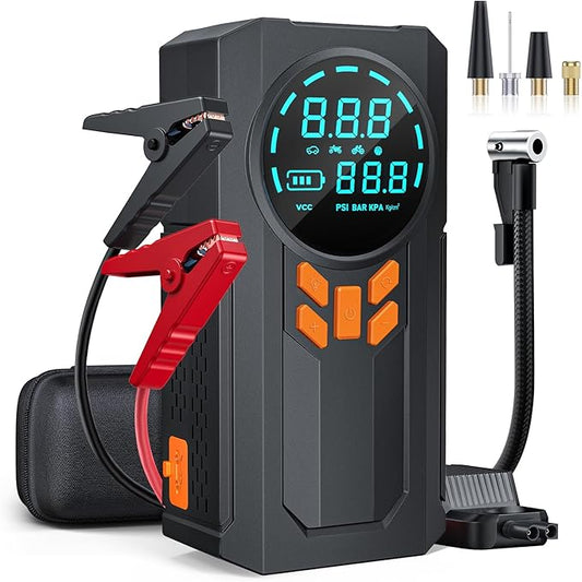 Jump Starter with Air Compressor, 5000A 160PSI Battery Jumper Starter Portable by Unknown