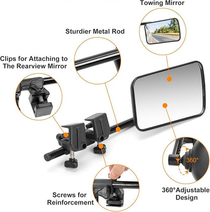 Clip-On Mirror Extenders for Towing - Image 3