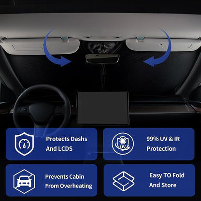 Custom Fit Tundra 2021 Windshield Sun Shade Window Sunshade - Image 6