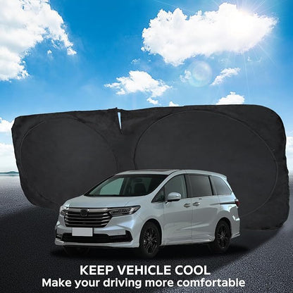 for Odyssey 2026 Windshield Sun Shade Foldable Sunshade fit - Image 4