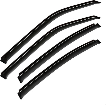 Smoke Side Window Visors Compatible - Image 2