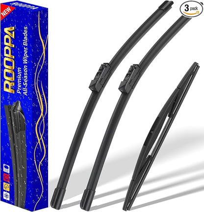 3 wipers Replacement for 2019-2023 2024 Subaru Forester, Windshield Wiper by ROOPPA