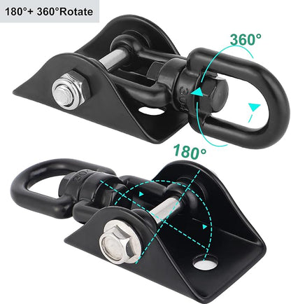 Porch Swing Hanging Kit, 360°Rotating 1200 lb Capacity Hanger - Image 2