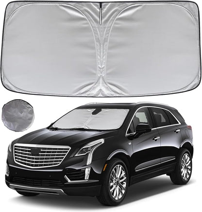 KAYZT Windshield Sun Shade for 2017-2025 Cadillac XT5 Foldable Sunshade SUV by KAYZT