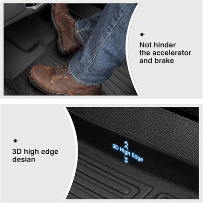 Powerty Floor Mats for 2023-2025 Nissan Pathfinder 7 Seats Accessories All - Image 5