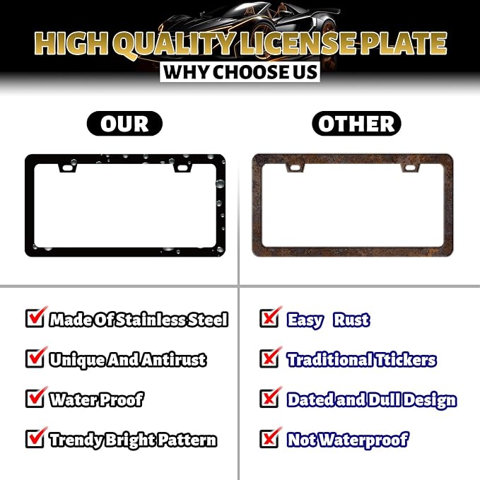 Get in Loser We're Going to Hell License Plate Frame Jesus License Plate Frames - Image 4