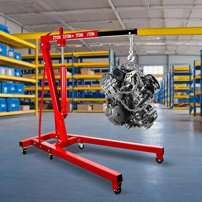 5500 Lbs Folding Engine Hoist, 2.5 Ton Engine Crane - Image 8