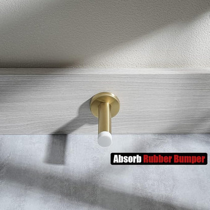 JQK Door Stopper Gold, 304 Stainless Steel Thicken 1mm Sound Dampening Door - Image 6