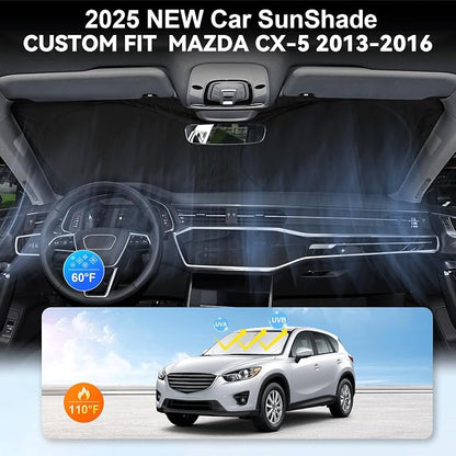 Custom Fit Mazda CX5 Windshield Sunshade - Image 4