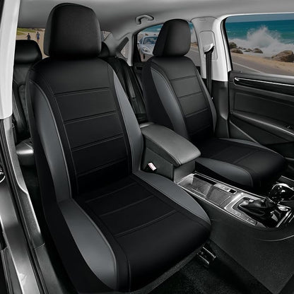 Road Comforts Leather Seat Covers, Breathable Car Seat Covers Front Seat - Image 2