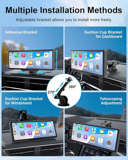 Carplay Screen for Car, 10.26’’ HD Wireless Apple Carplay & Android Auto Touch - Image 7