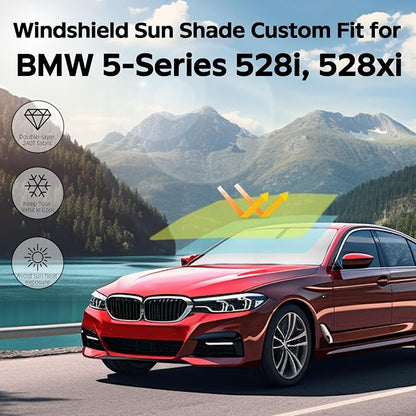 Windshield Sun Shade Sunshade Custom Fit - Image 3