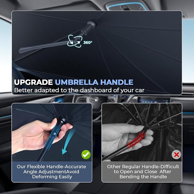 Windshield Sun Shade Umbrella Compatible - Image 6