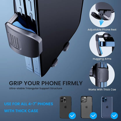 Qifutan Metal CD Slot Phone Holder Mount - Image 4