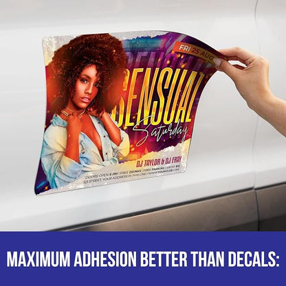 2pc 18x24" Custom Full Color Magnetic Car Signs, Ready in One Day - Image 2
