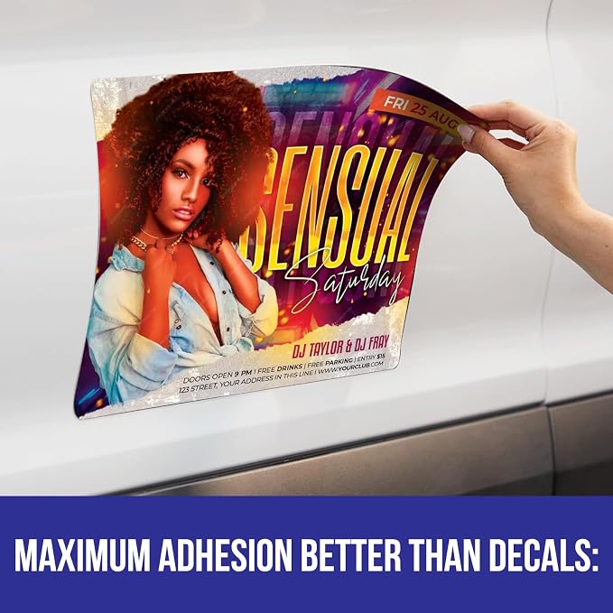 2pc 9x12 Custom Full Color Magnetic Car Signs, Ready in One Day - Image 2