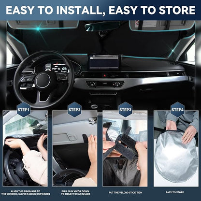 for Ford f150 2012-2014 Windshield Sun Shade - Image 5