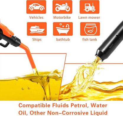 Portable Power Battery Pump, Battery Powered Siphon Fuel Transfer Pump - Image 2