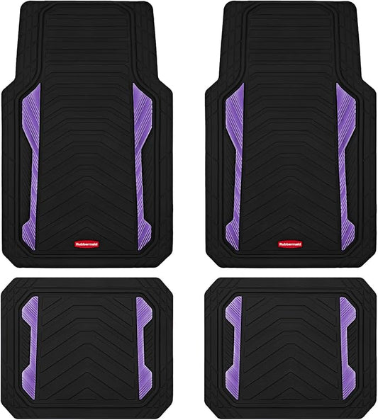 Rubbermaid Car Floor Mat, Heavy Duty All-Weather Car Mats Full Set by Rubbermaid