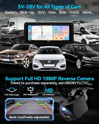 Portable Apple Carplay Screen for Car, Touch Screen - Image 8