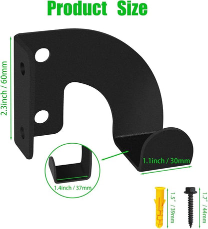 2PCS Chainsaw Hanger, Heavy Duty Chainsaw Wall Mount Holder, Organizer Mounted - Image 2